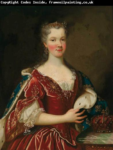 Alexis Simon Belle Portrait of Queen Marie Leszczynska